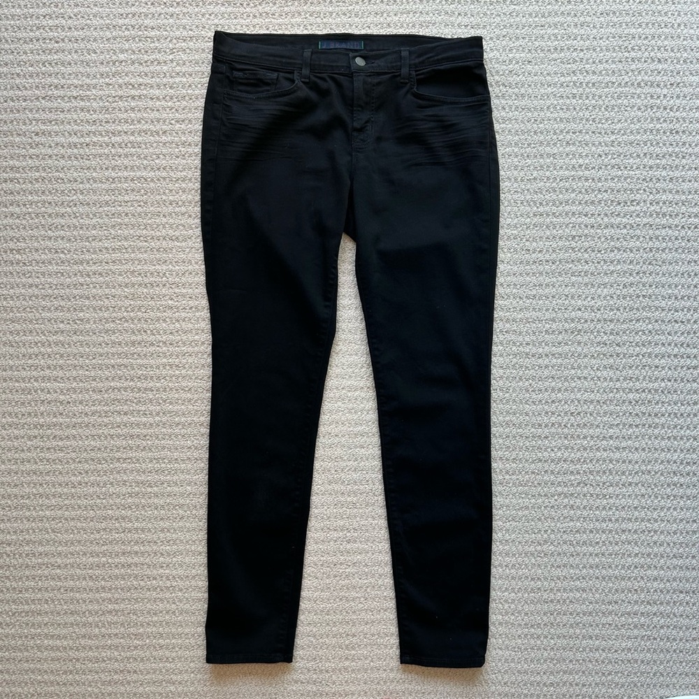J Brand Women's Jet Black Skinny Jeans